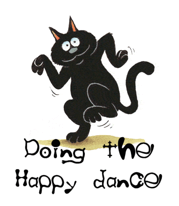 Cat Happy dance.gif