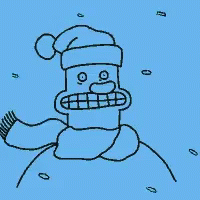 cold snowman.gif