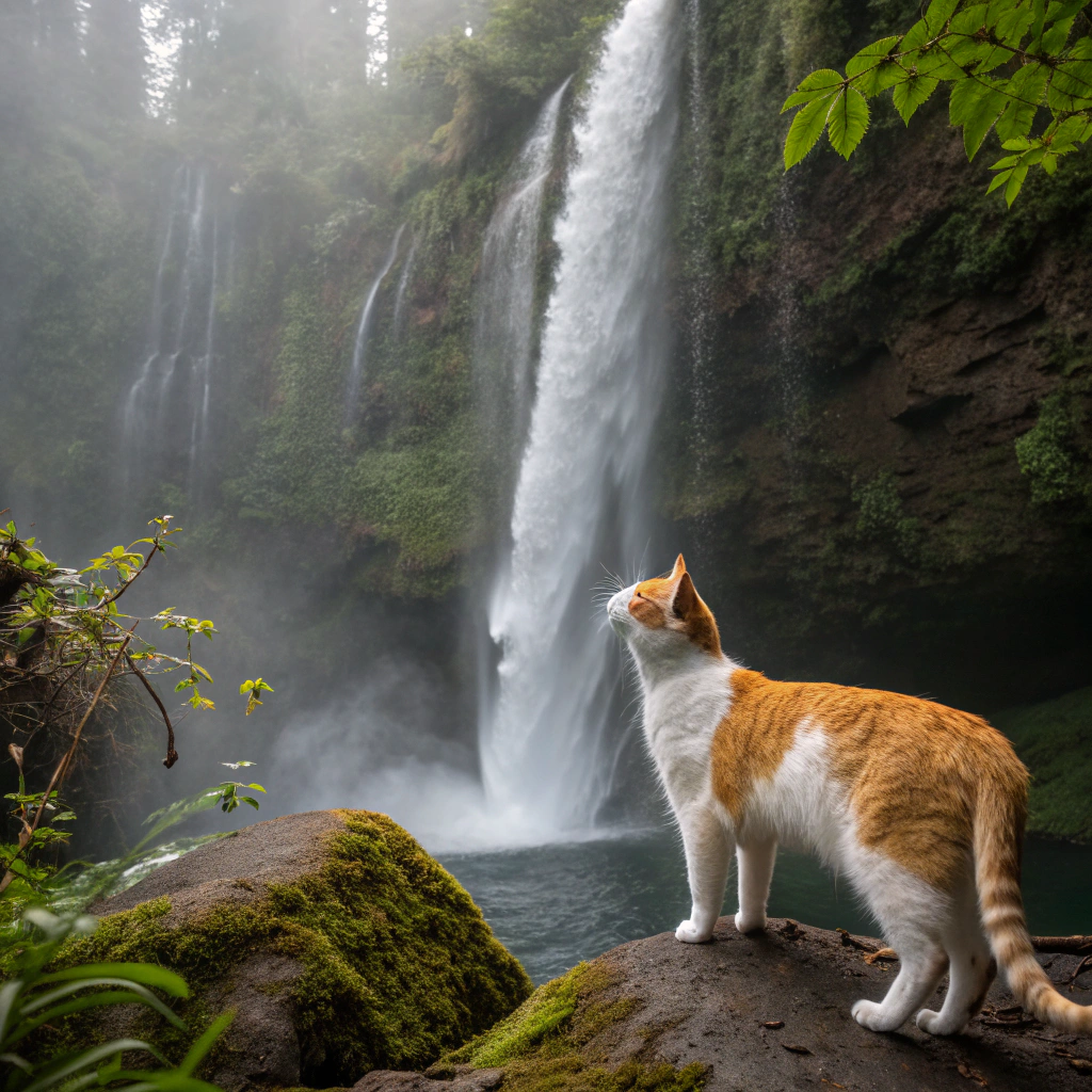 orange-and-white-cat-standing-in-front-of-a-waterf.png