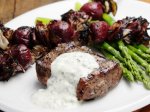 grilled buffalo steak with radicchio beet skewers.jpg