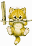 Kitten in pegs  3d-gif-animation.blogspot.com.gif