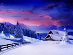 Winter Snow Mountain Cabins.png
